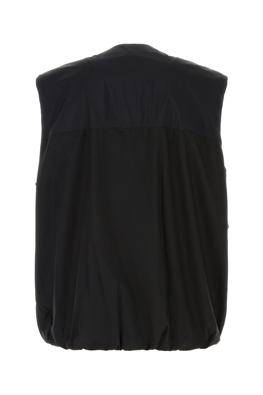 TATRAS Gilet in misto cotone nero, view 2