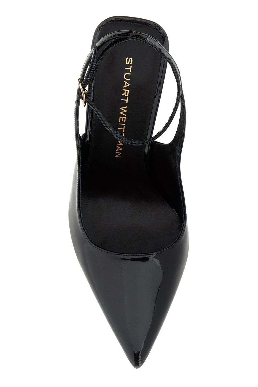 STUART WEITZMAN Scarpe con tacco Vinnie 100 in pelle nera, view 4