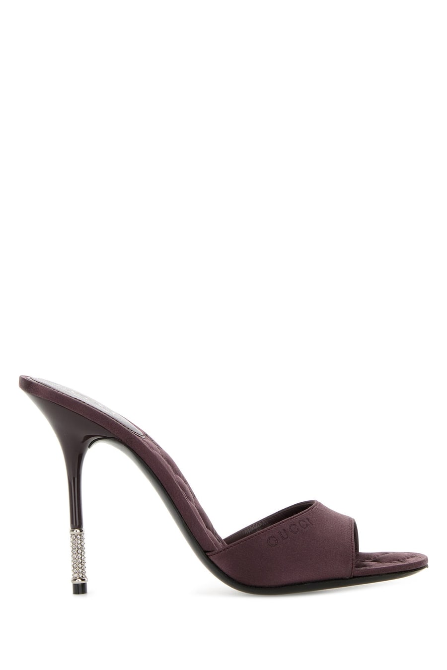 Gucci Sabot in raso viola