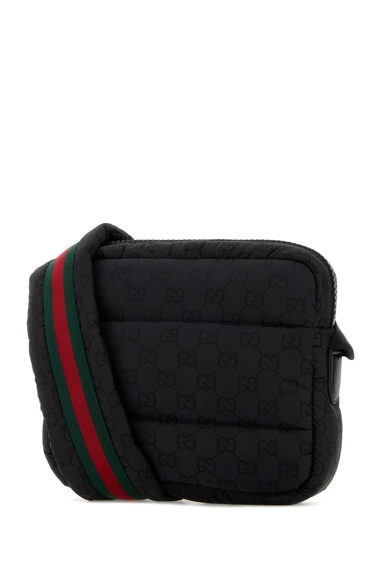 Gucci Borsa a tracolla in tessuto nero, view 2