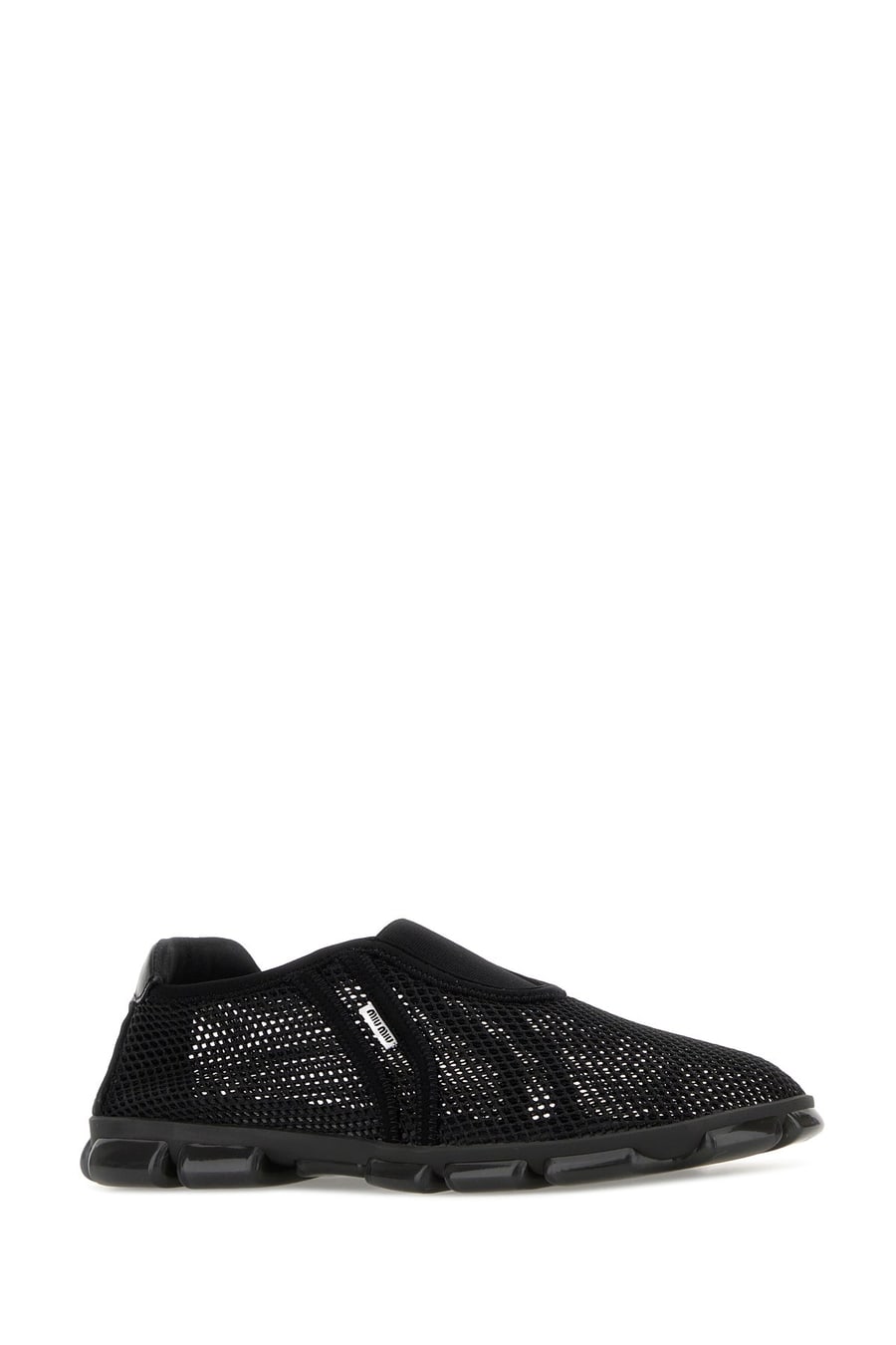 Miu Miu Slip on in rete nera, view 2