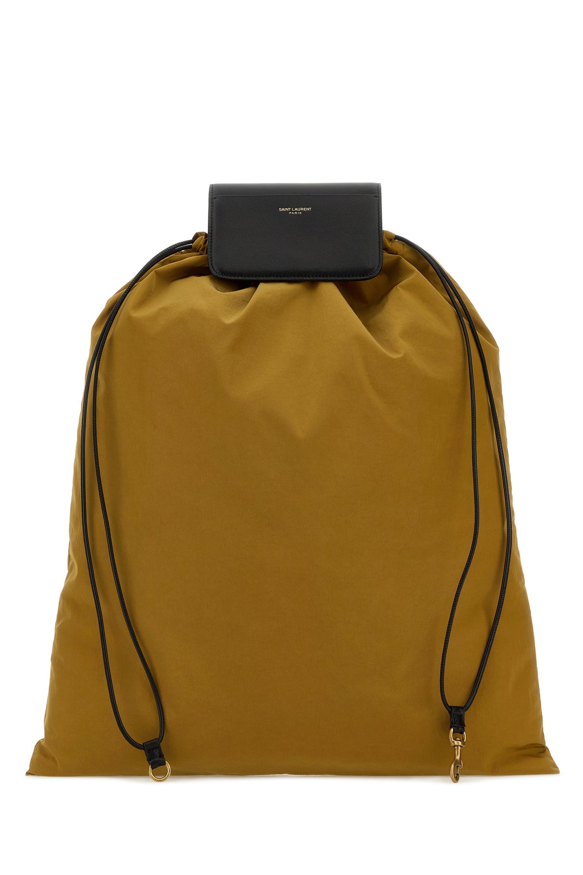 Saint Laurent Borsa shopping in tela biscotto