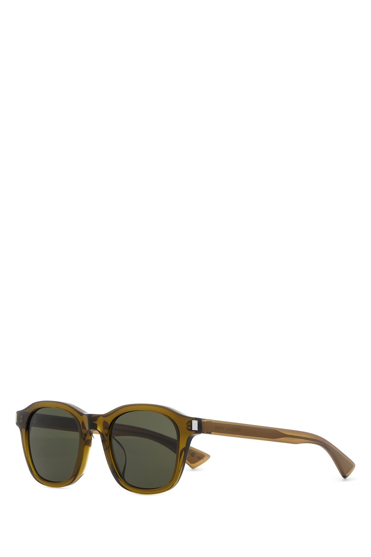 Saint Laurent Occhiali da sole SL 880 in acetato verde oliva
