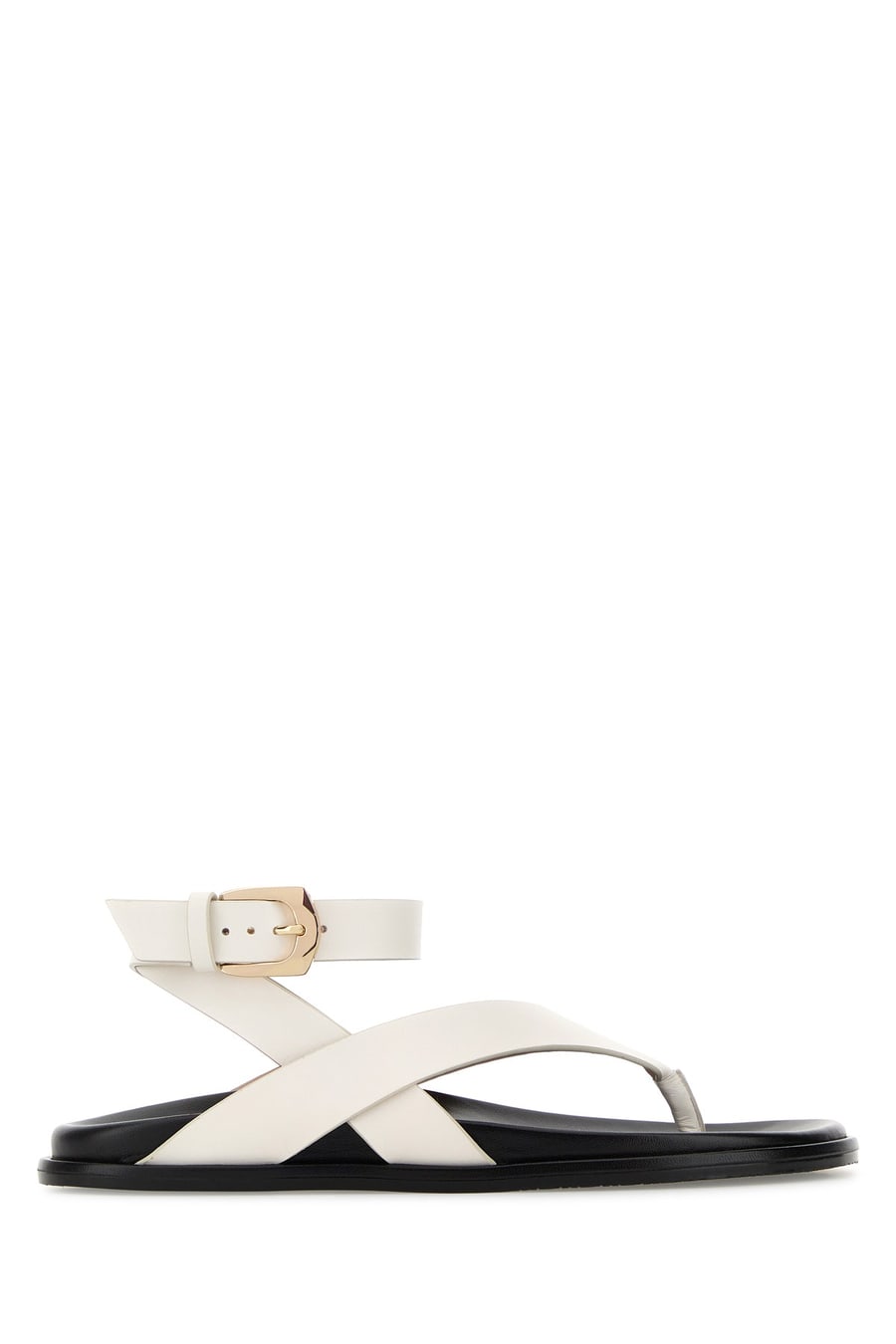 STUART WEITZMAN Sandali infradito Marycate in pelle bianca