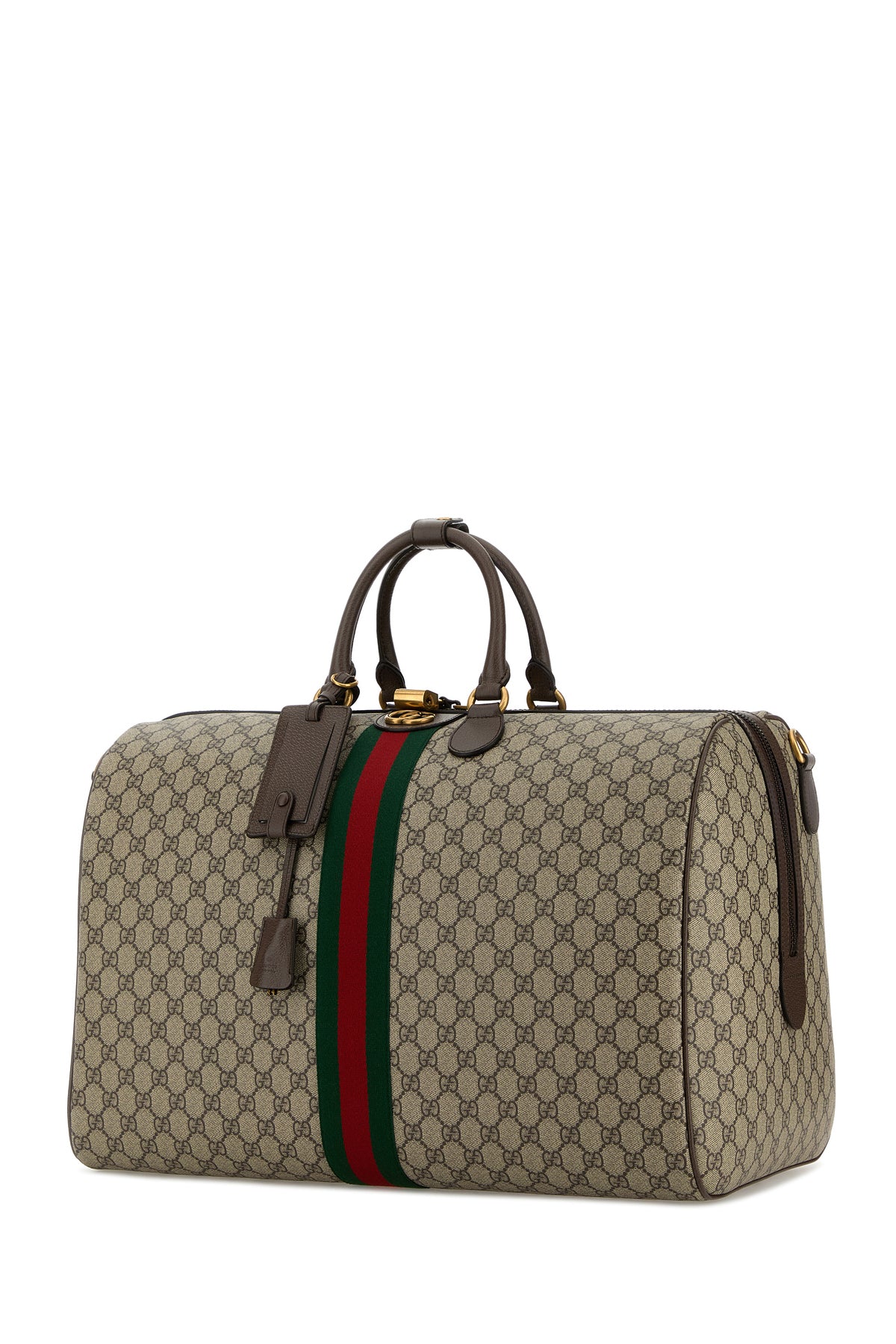 Gucci Borsa da viaggio Gucci Savoy grande in tela GG, view 2