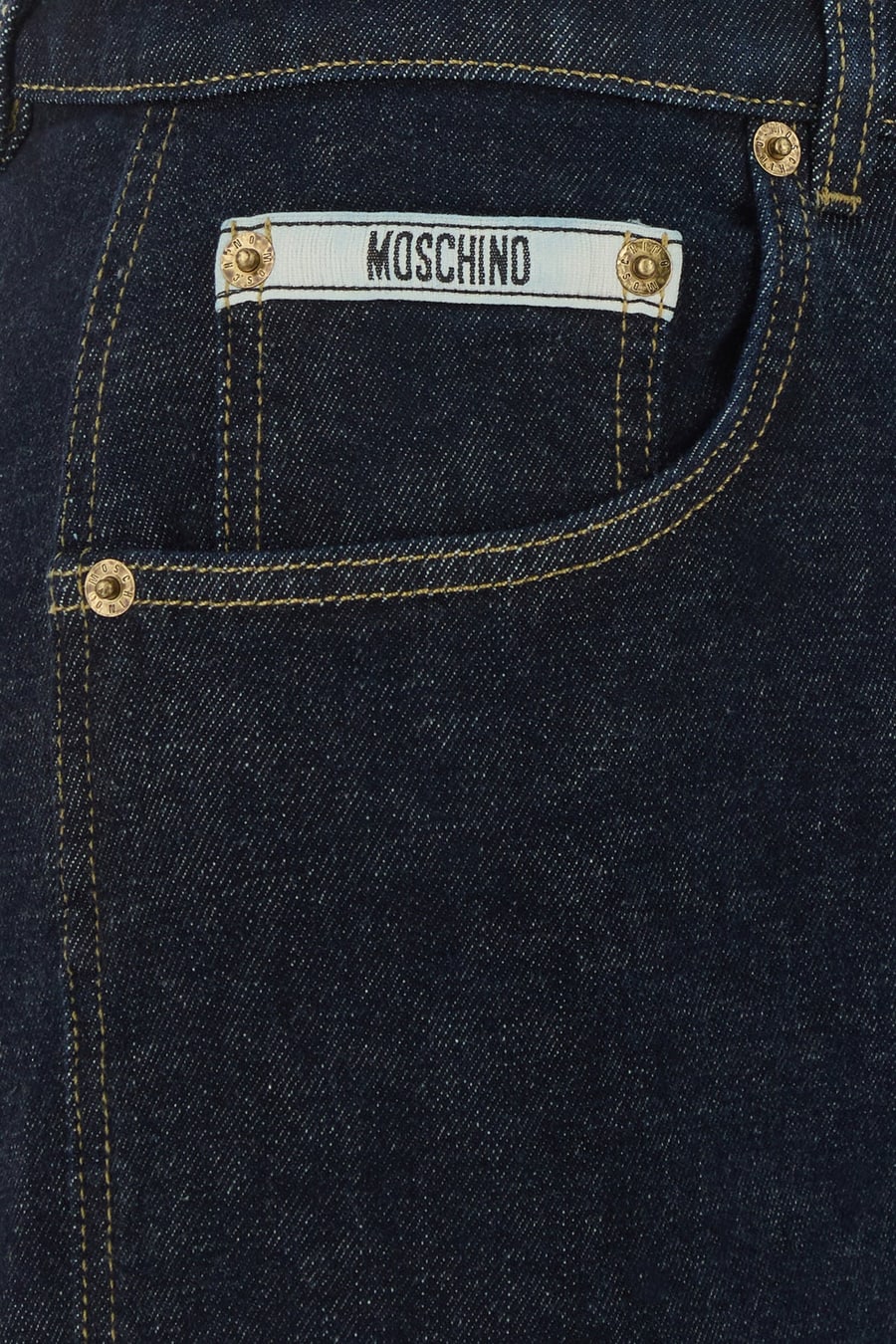Moschino Jeans in denim stretch blu, view 3