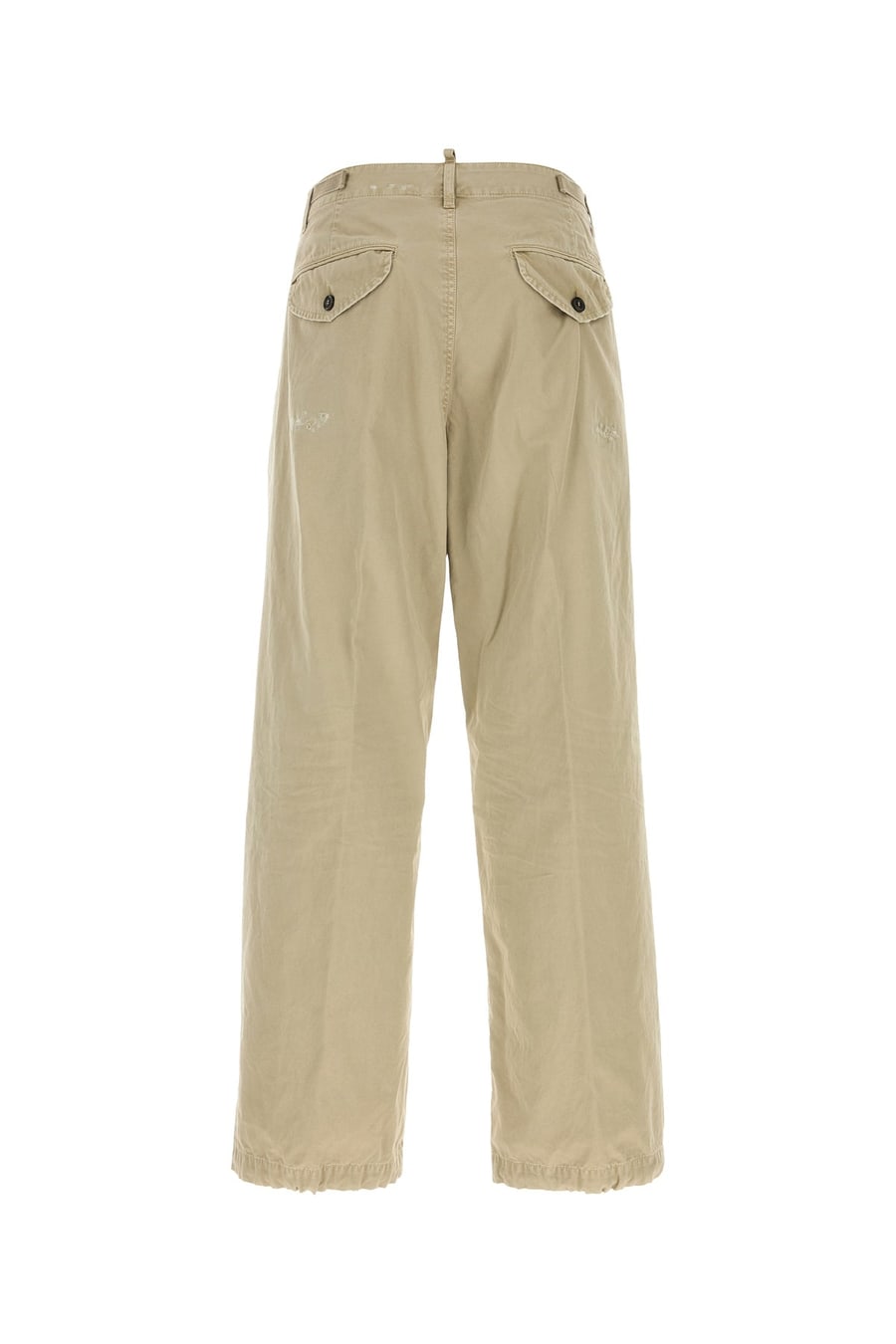 Dsquared2 Pantalone in cotone biege, view 2