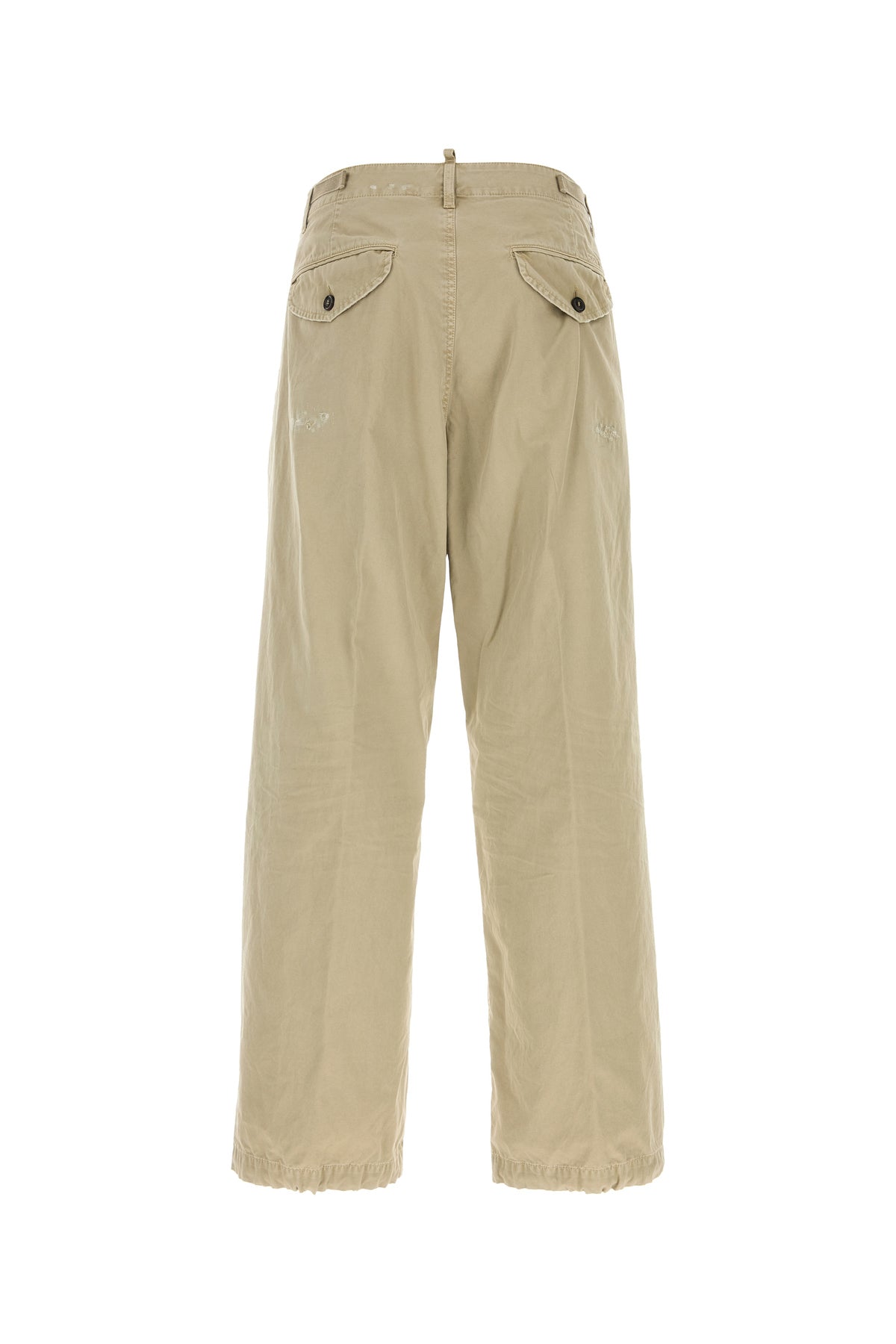 Dsquared2 Pantalone in cotone biege, view 2