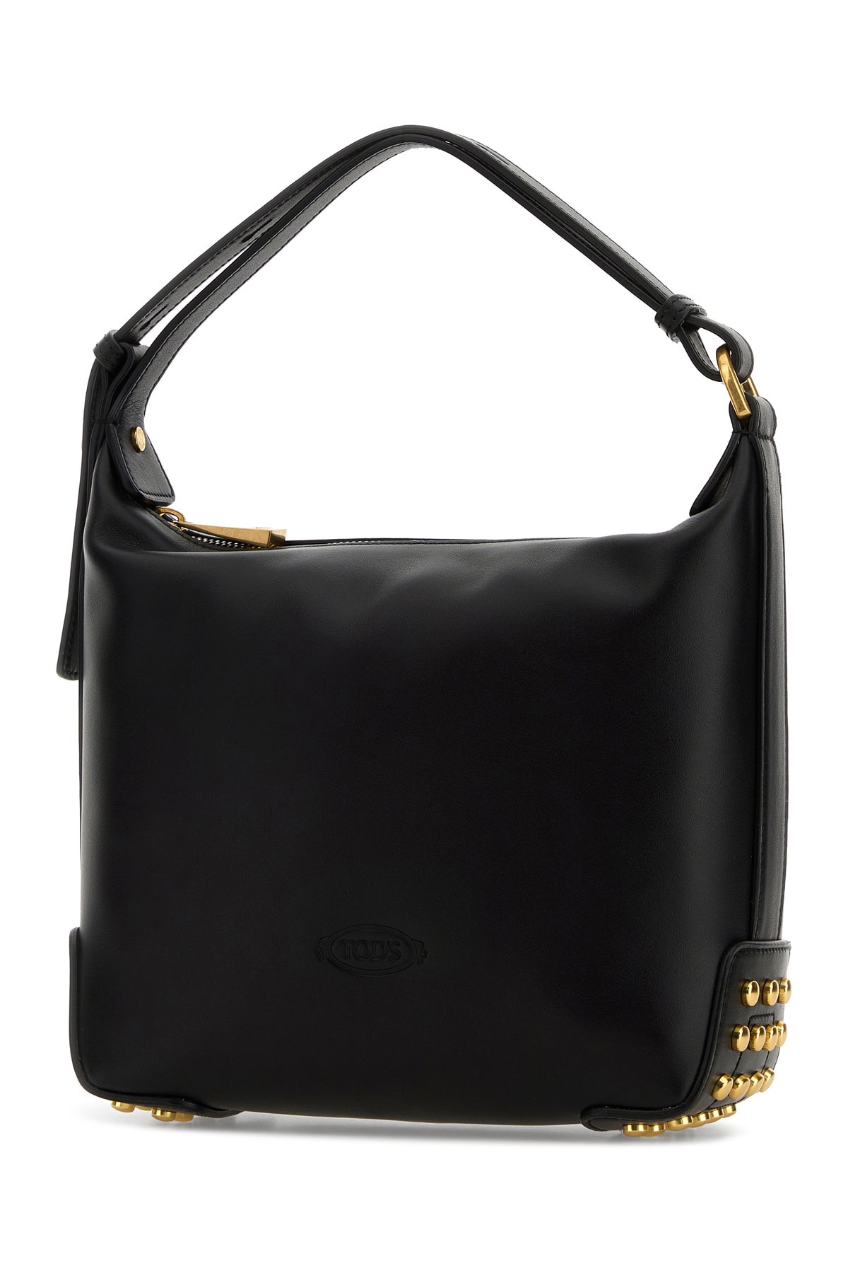 Tod's Borsa a spalla in pelle nera, view 2