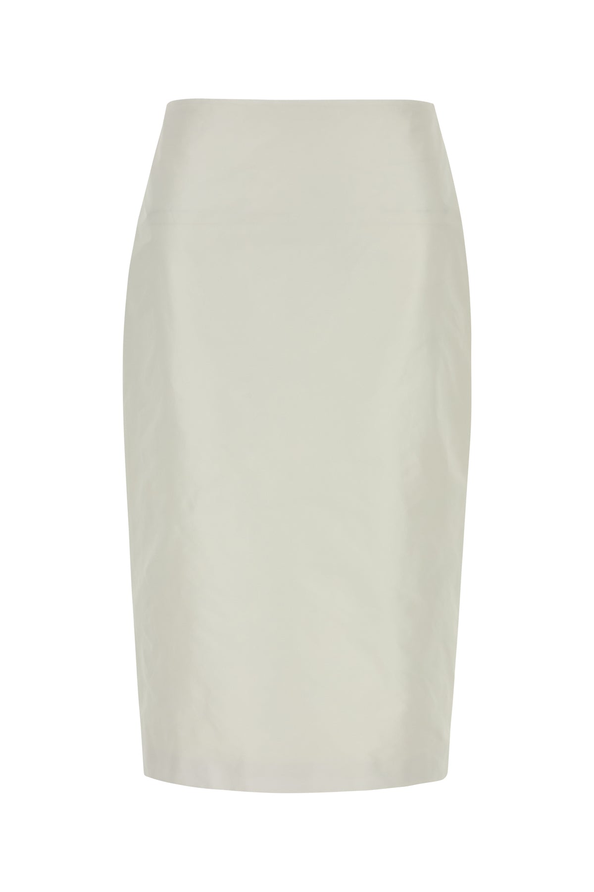 Jil Sander Gonna in faille bianco