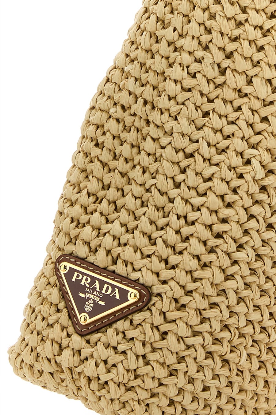 Prada Borsa shopping in rafia, view 4