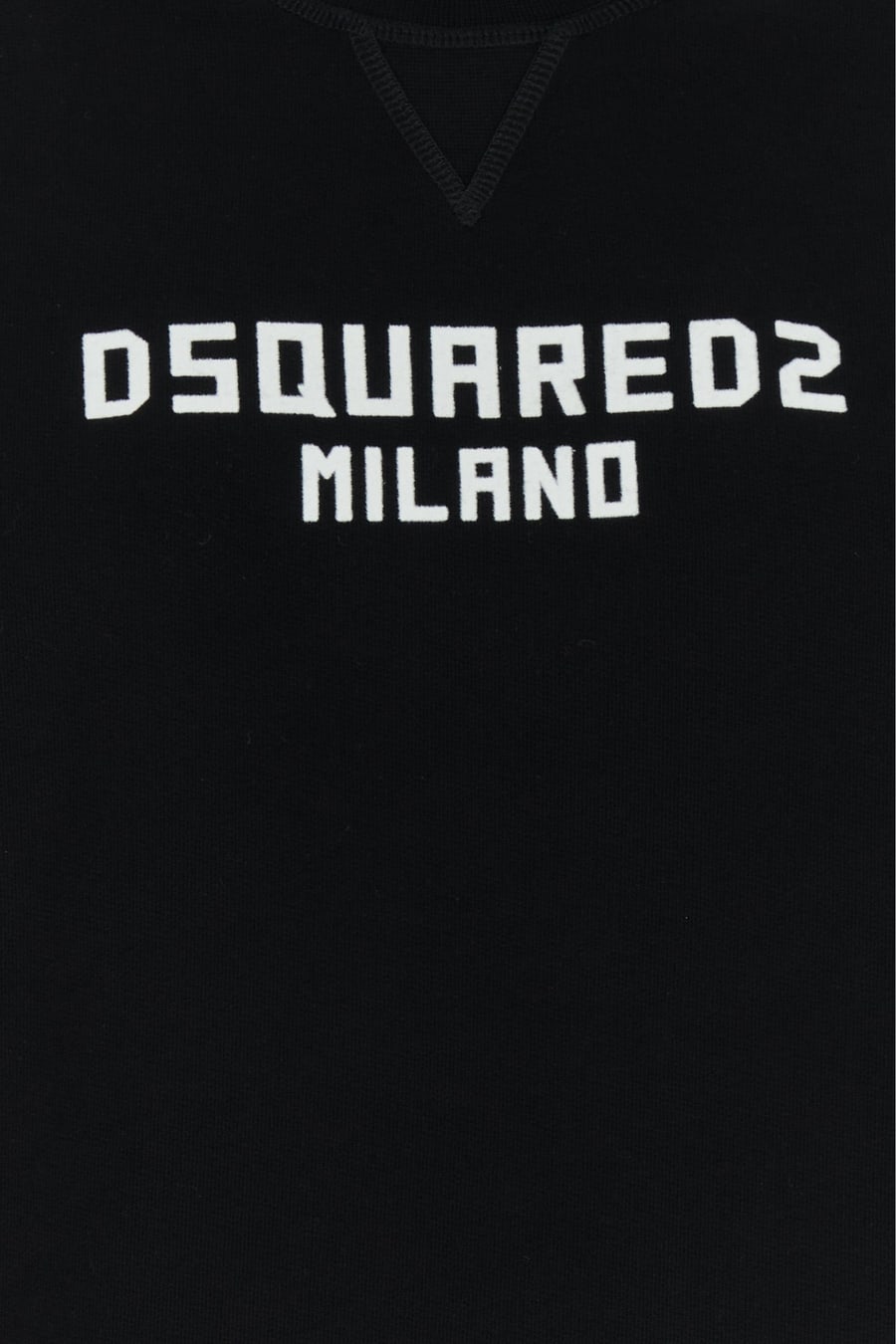 Dsquared2 Felpa in cotone nero, view 3