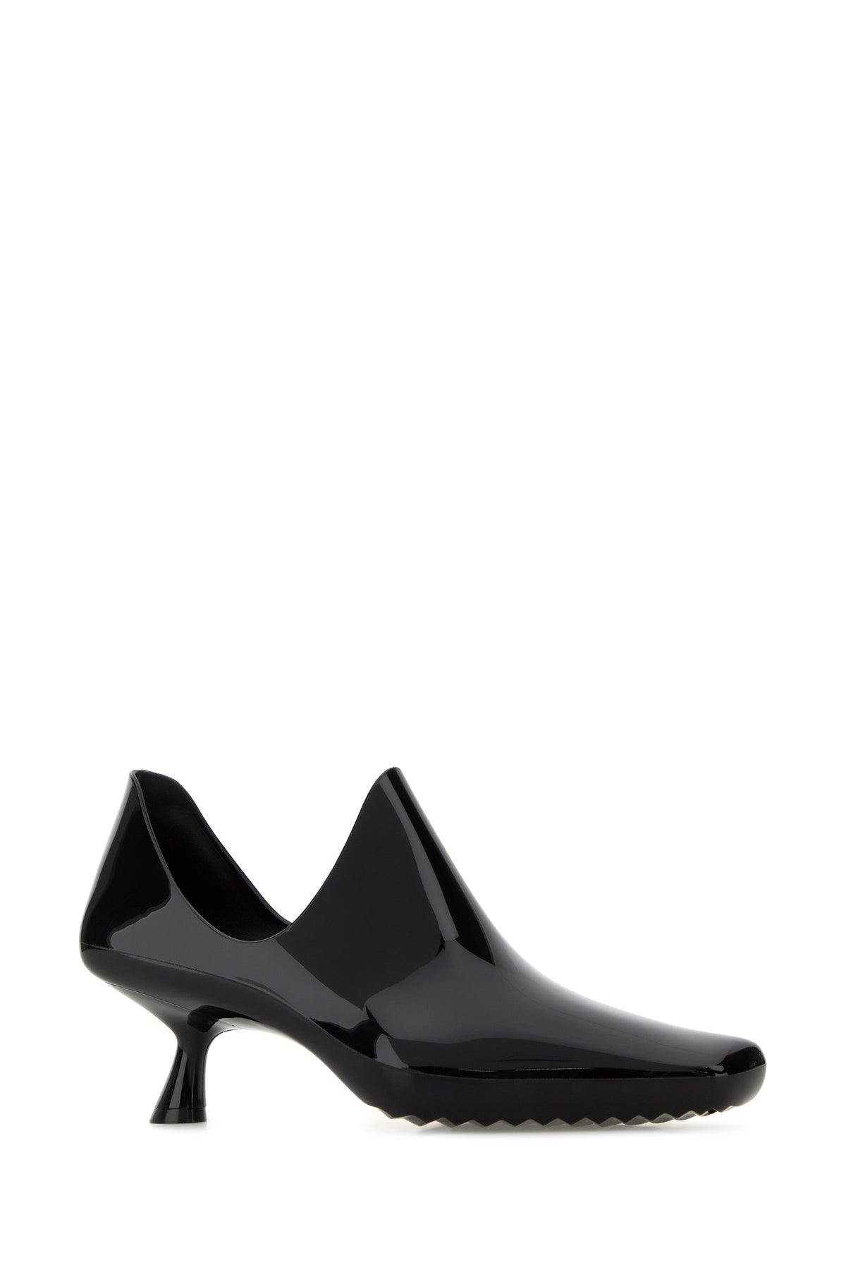 Loewe Scarpe con tacco Emily Aqua in PVC nero, view 2