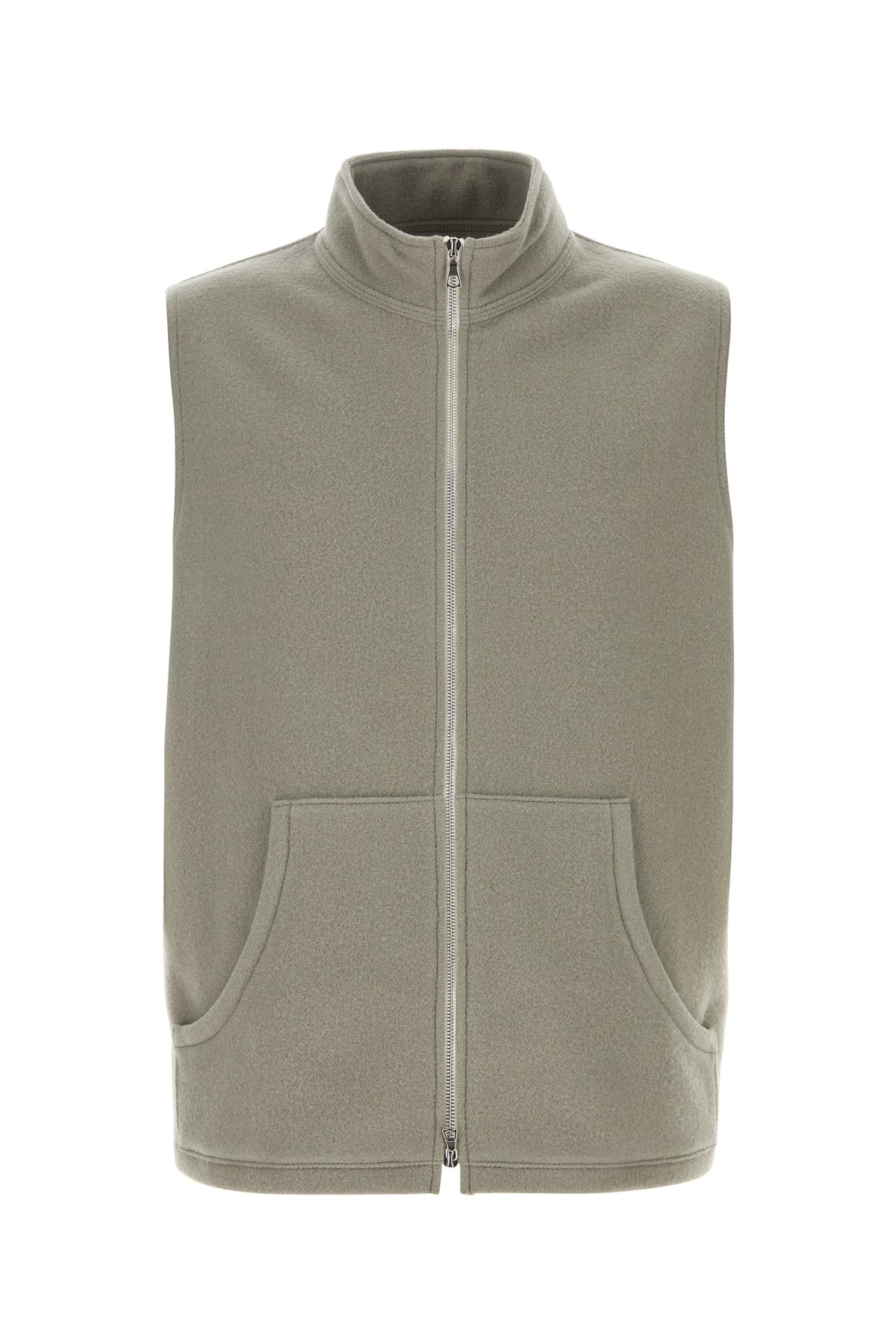 RIER Gilet in lana grigia