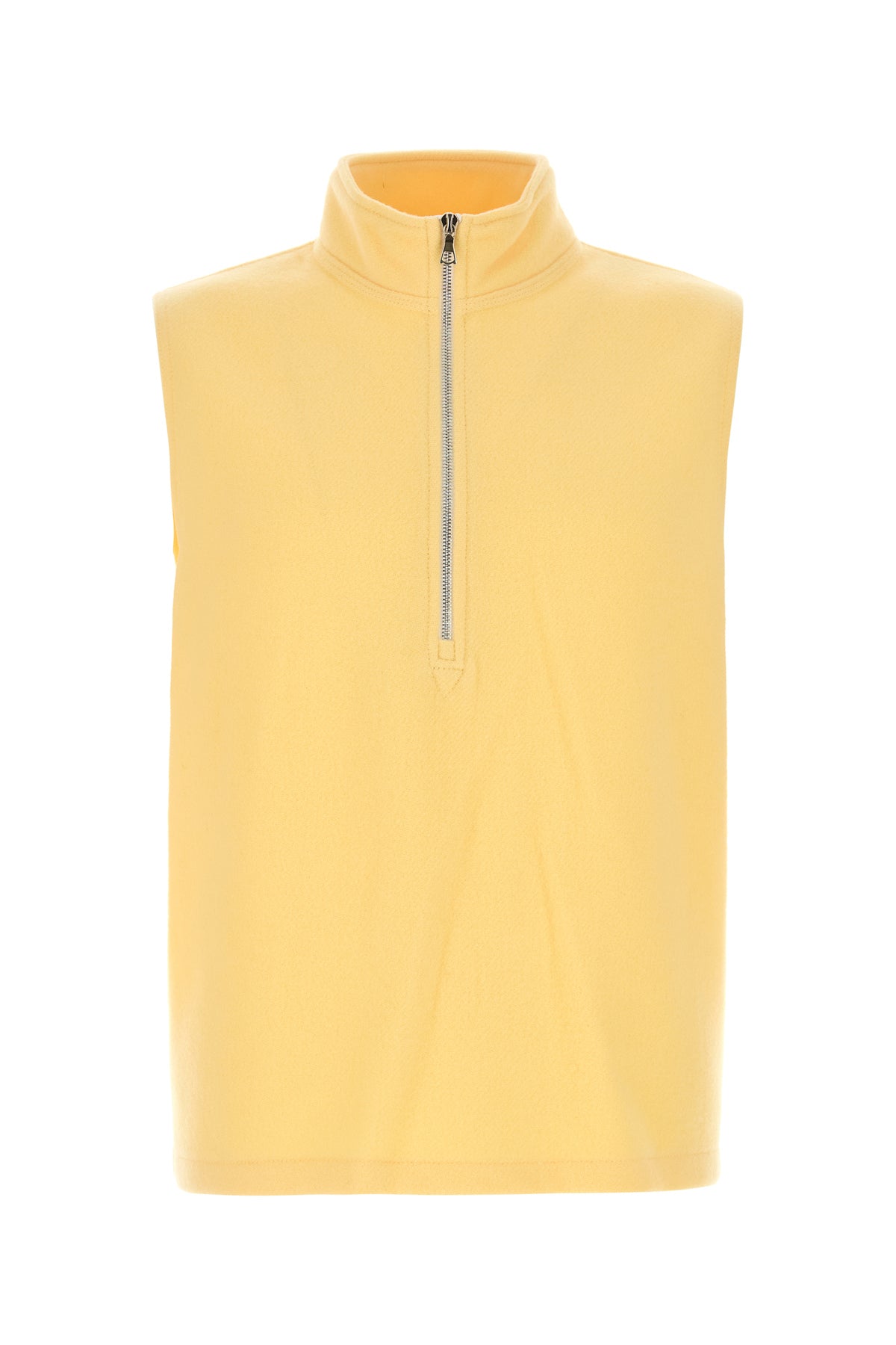 RIER Gilet in lana gialla