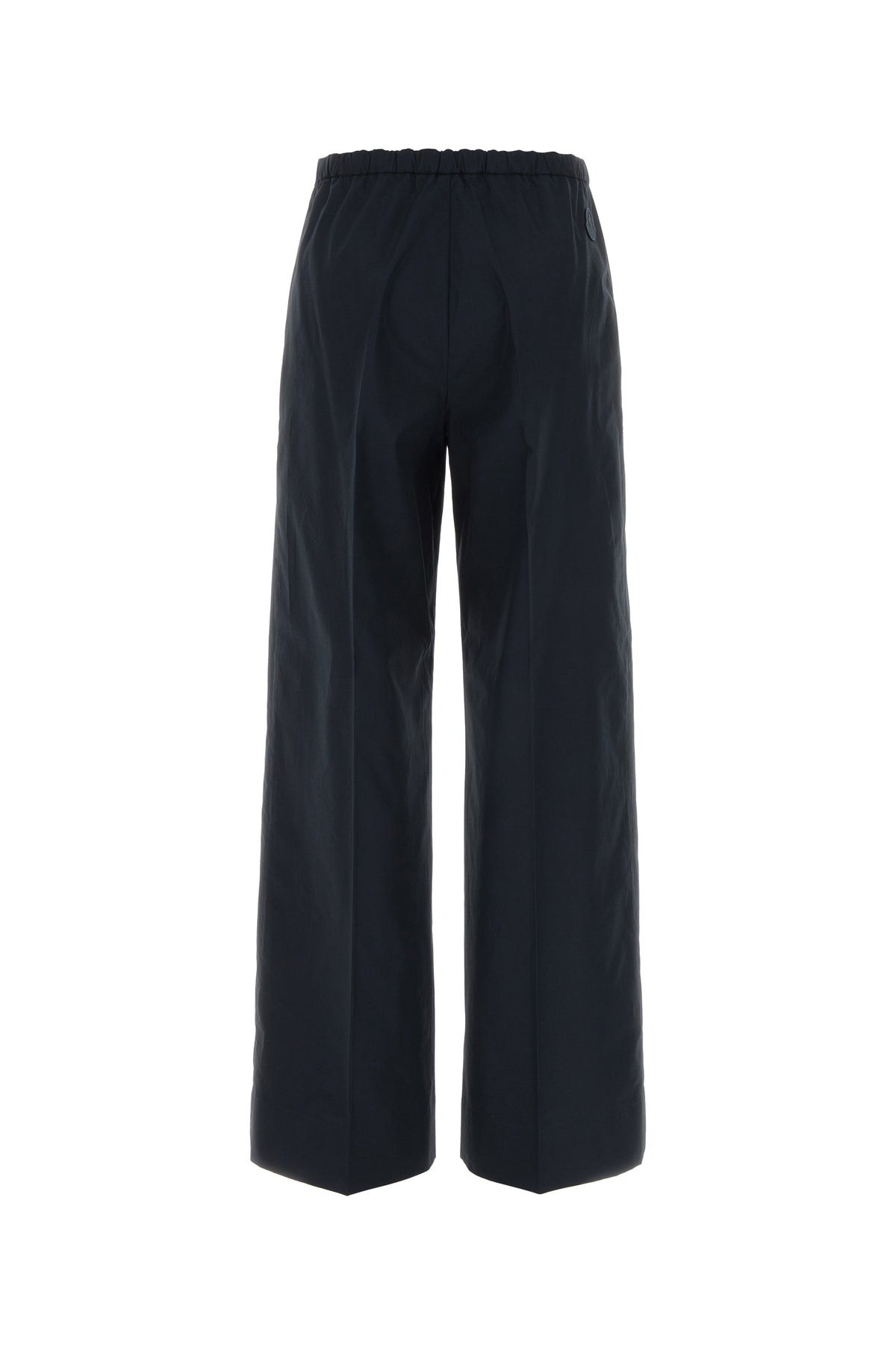 Moncler Pantalone in cotone blu notte, view 2