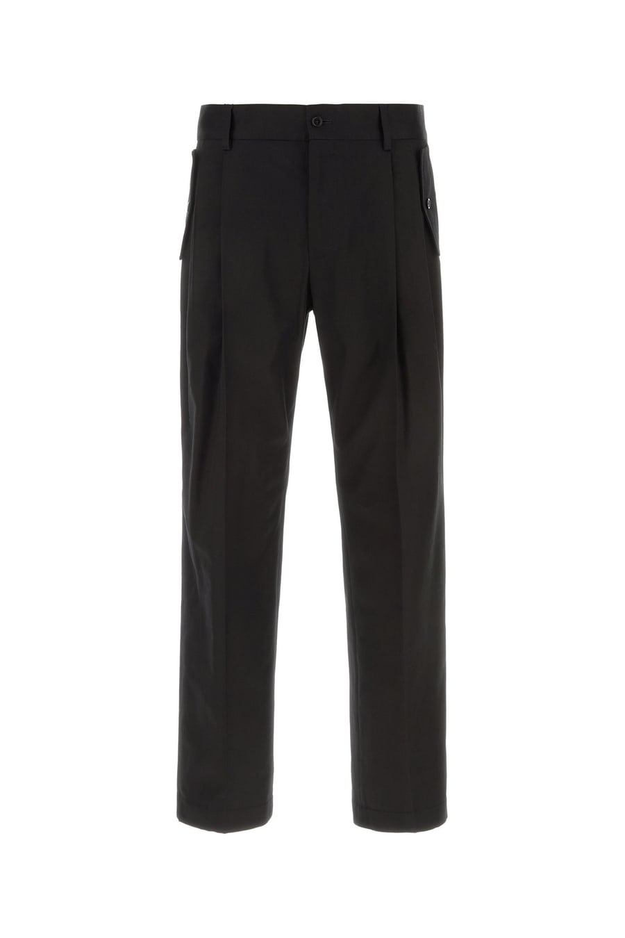 Dolce & Gabbana Pantalone in cotone stretch nero
