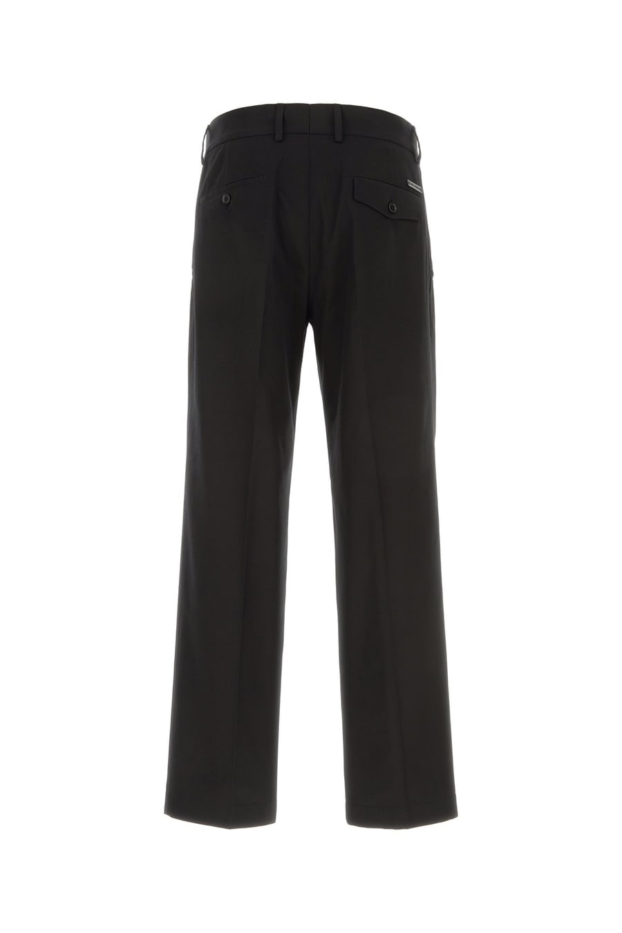 Dolce & Gabbana Pantalone in cotone stretch nero, view 2