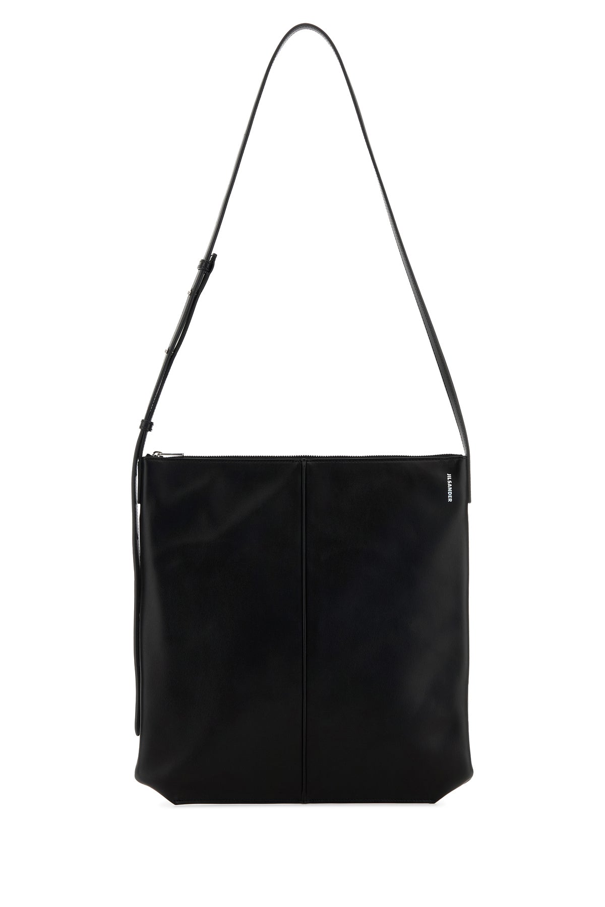 Jil Sander Borsa a tracolla Linea in pelle nera