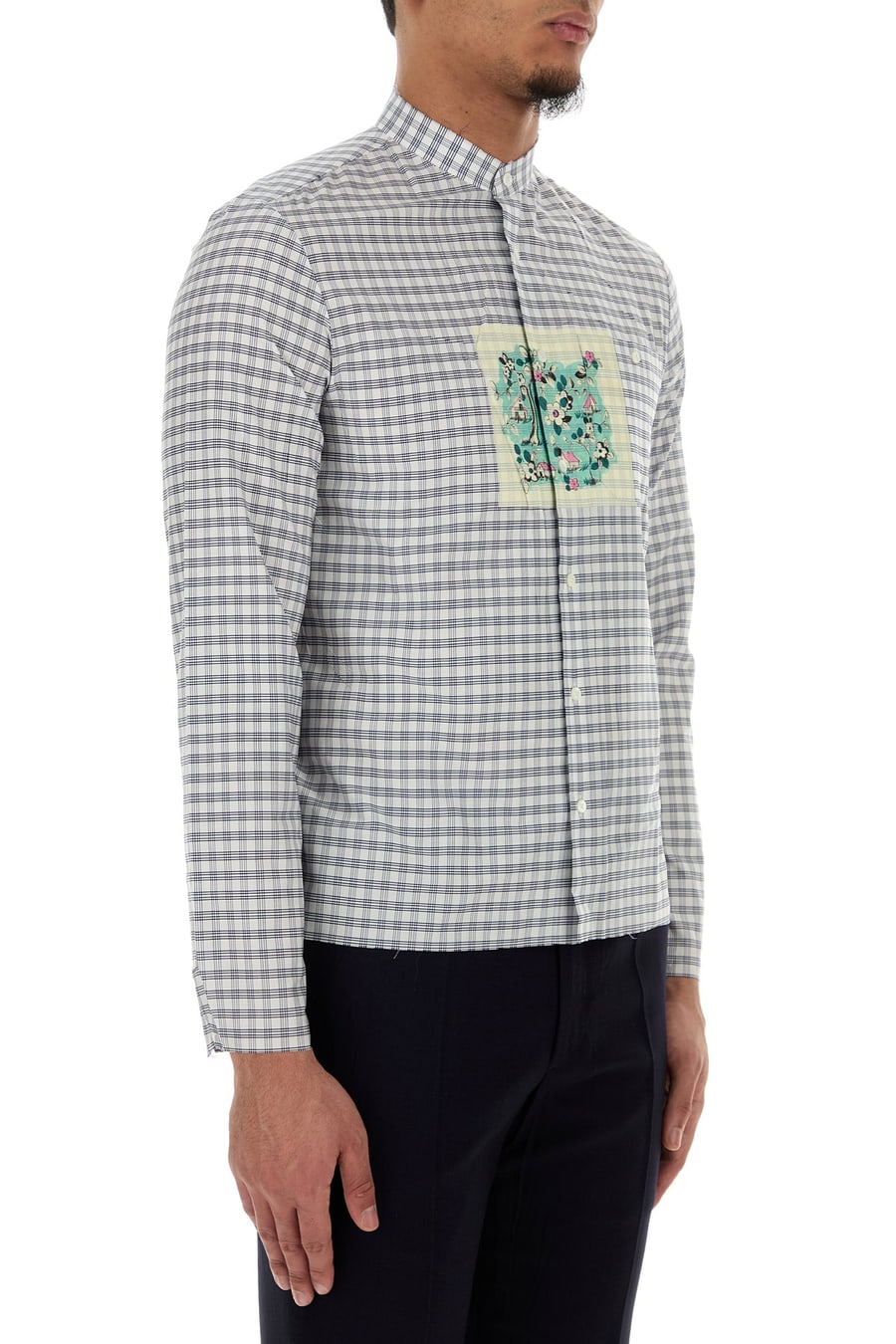 Prada Camicia in cotone ricamato, view 3