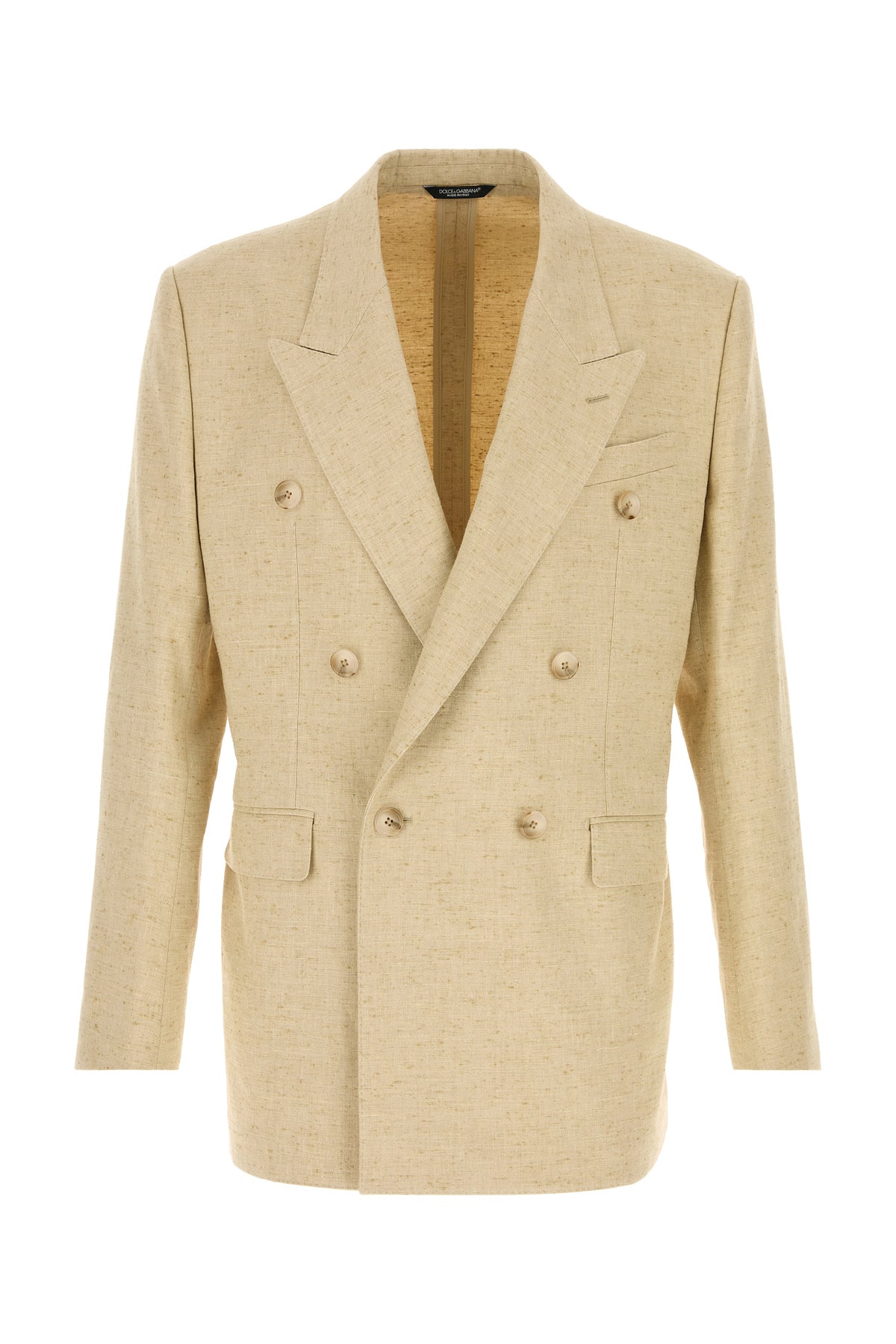 Dolce & Gabbana Giacca in tweed sabbia