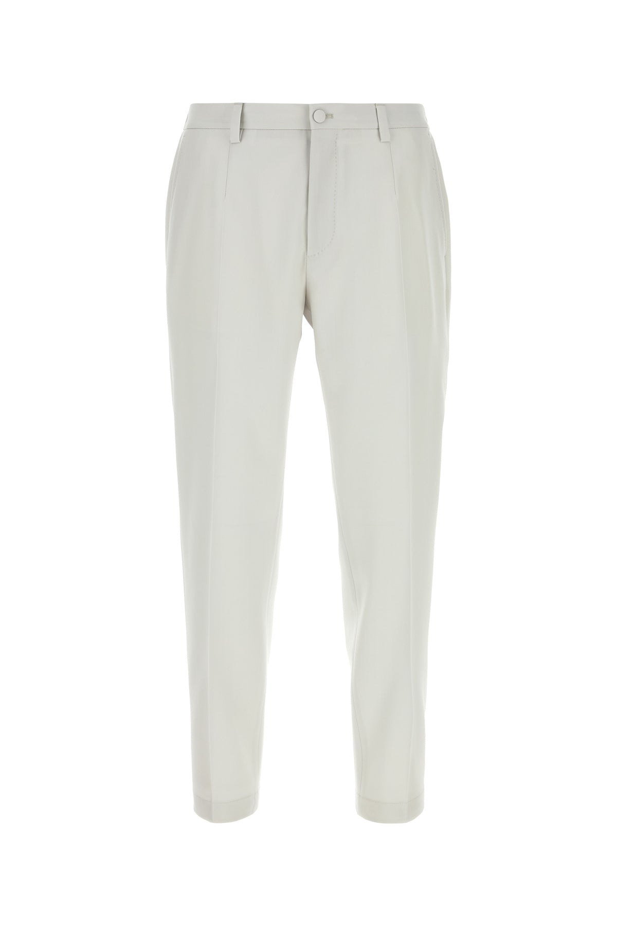 Dolce & Gabbana Pantalone in lana gesso