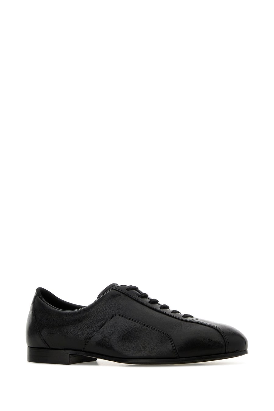 Jil Sander Scarpe stringate Hamburg in pelle nera, view 2