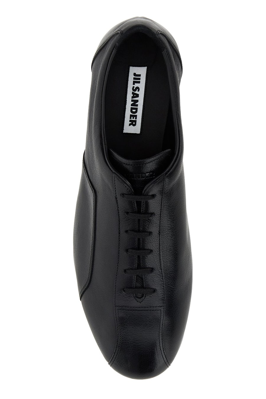 Jil Sander Scarpe stringate Hamburg in pelle nera, view 4