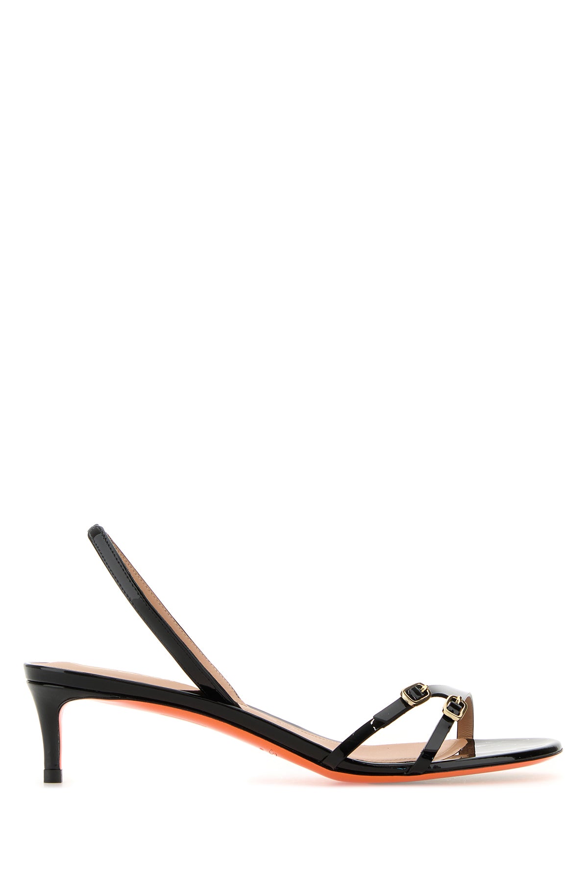 SANTONI Sandali Virna in pelle nera