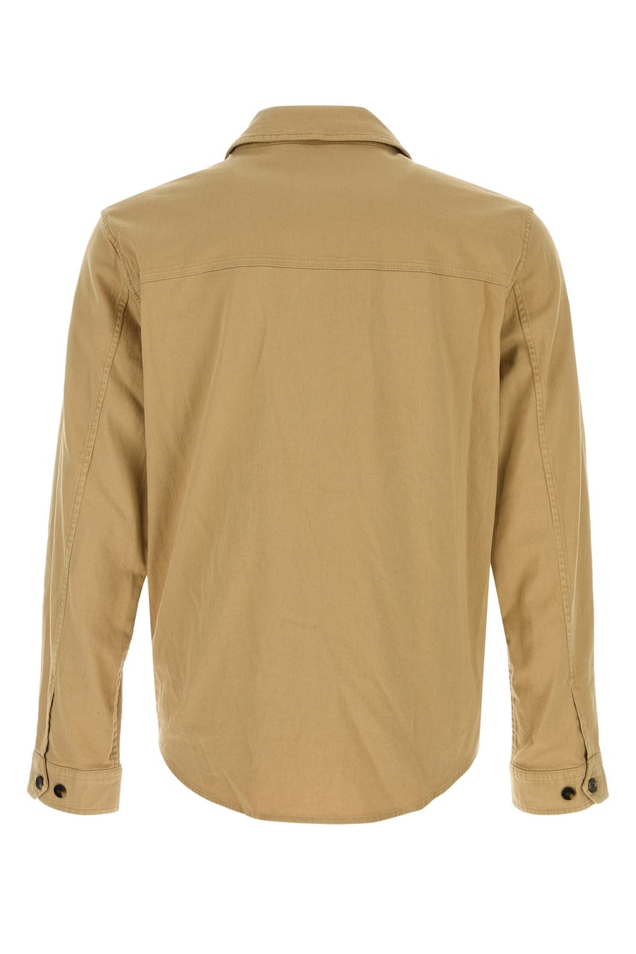 Woolrich Camicia in misto cotone stretch beige, view 2