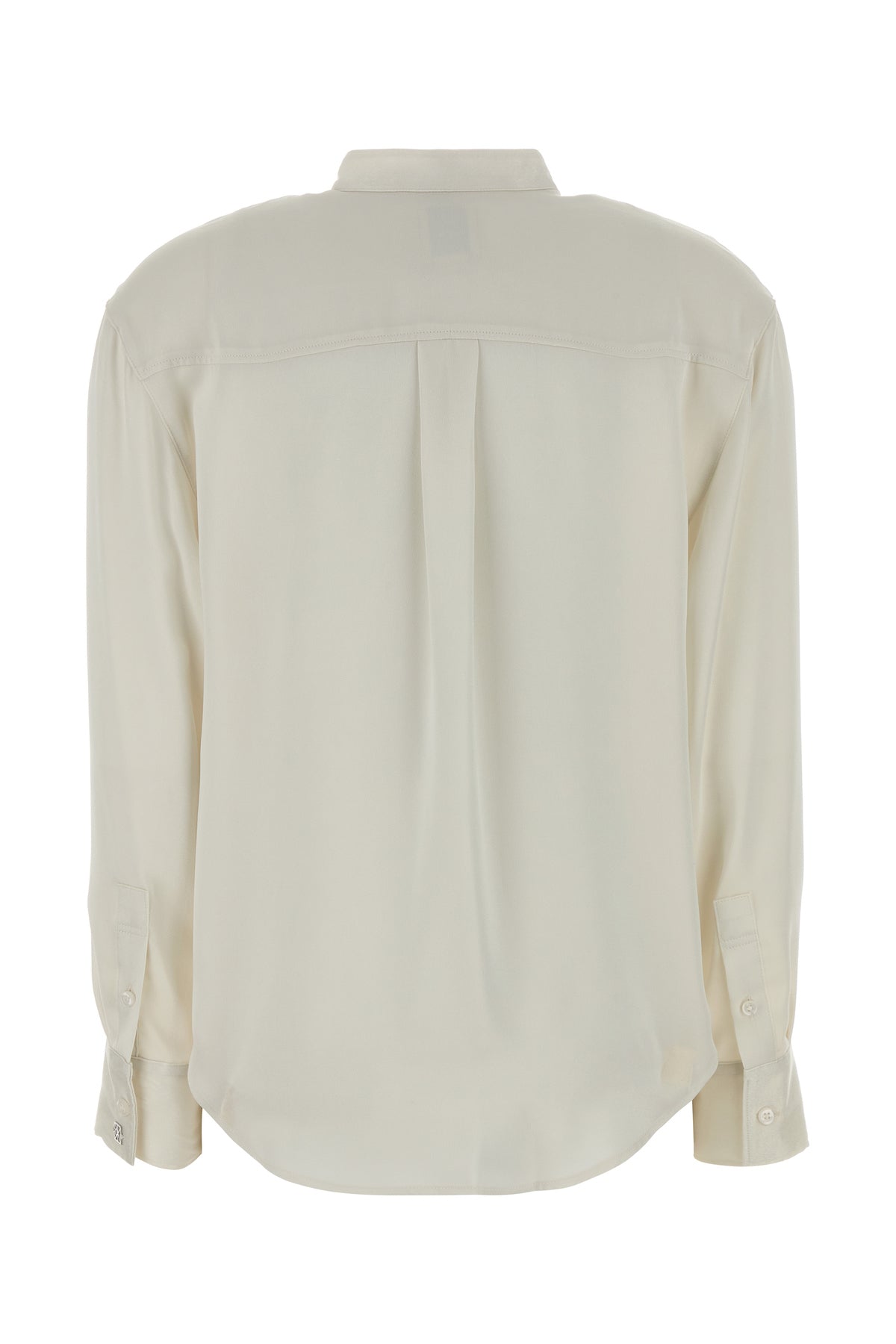 CALVIN KLEIN Camicia in raso gesso, view 2