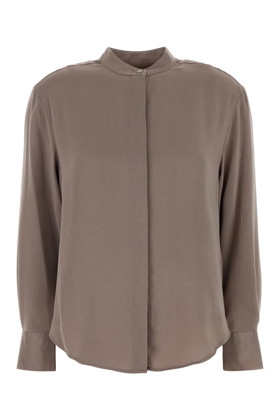CALVIN KLEIN Camicia in raso rosa antico