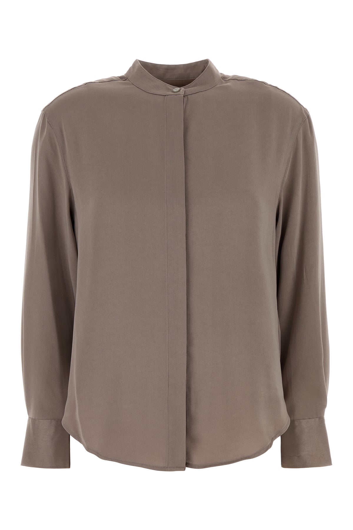 CALVIN KLEIN Camicia in raso rosa antico