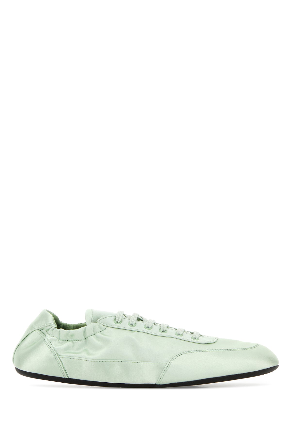 Prada Sneakers Collapse in raso verde menta