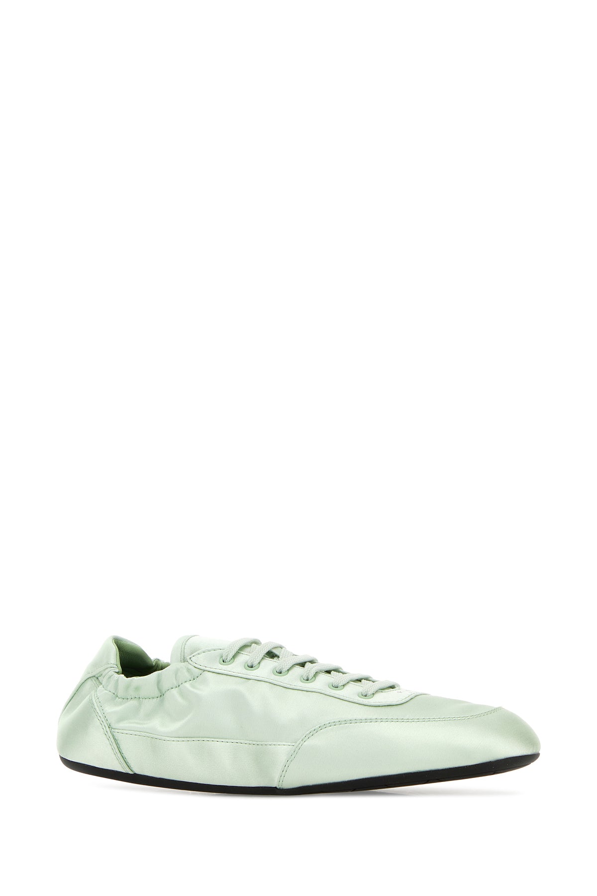 Prada Sneakers Collapse in raso verde menta, view 2