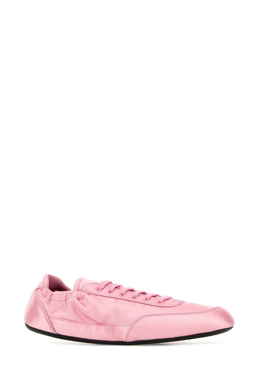 Prada Sneakers Collapse in raso rosa, view 2