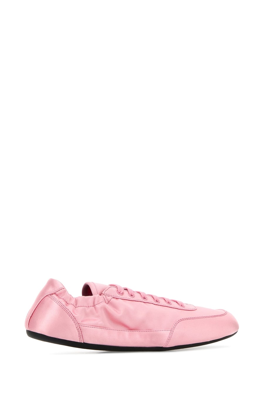 Prada Sneakers Collapse in raso rosa, view 3