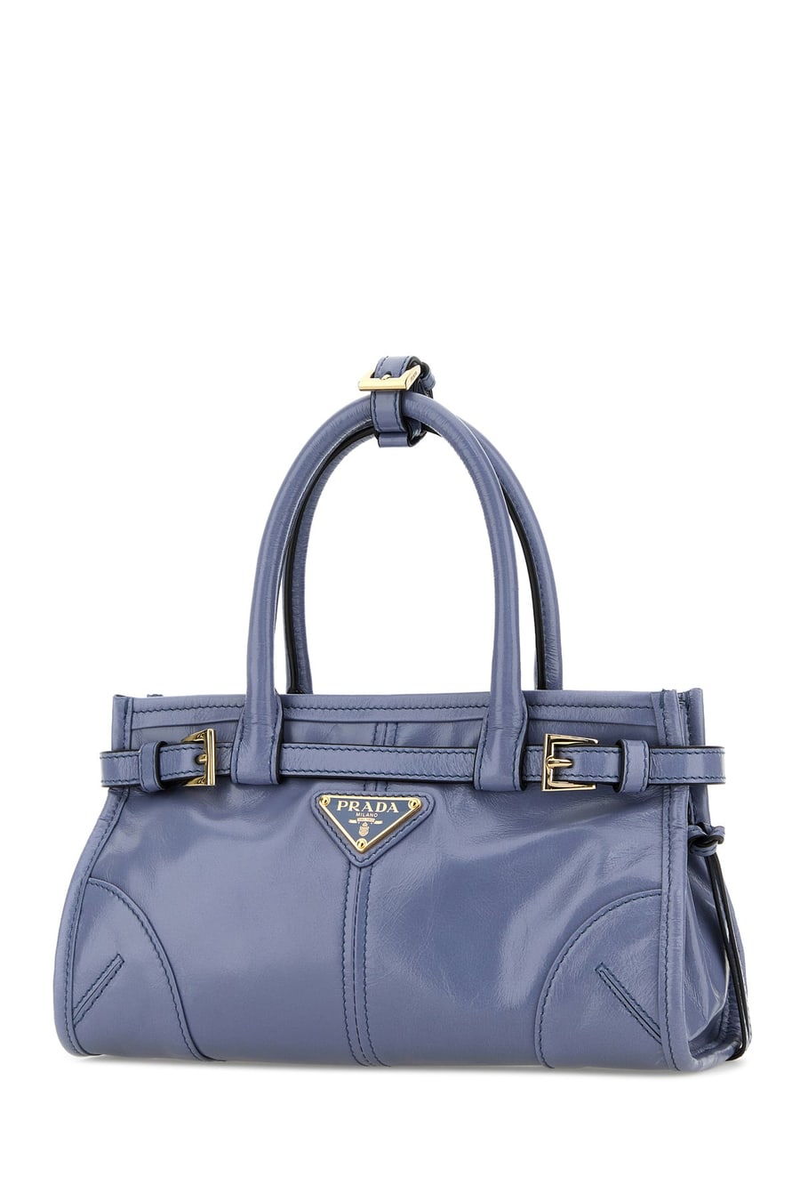 Prada Borsa a mano Prada Bonnie mini in pelle carta da zucchero, view 2