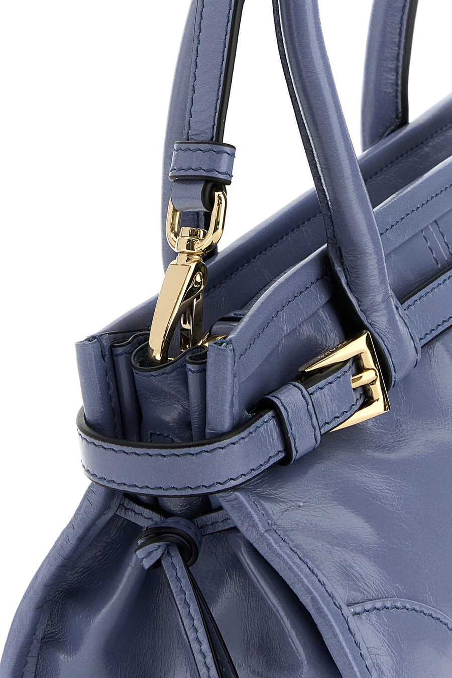 Prada Borsa a mano Prada Bonnie mini in pelle carta da zucchero, view 4