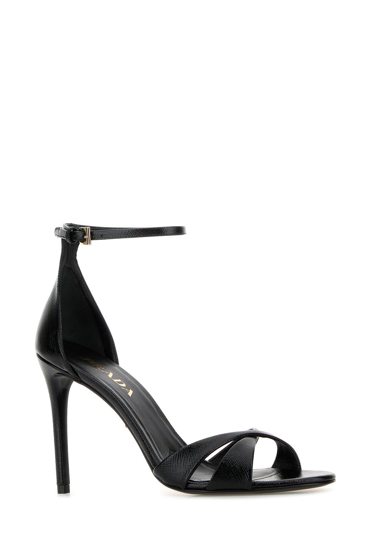 Prada Sandali in pelle nera, view 2