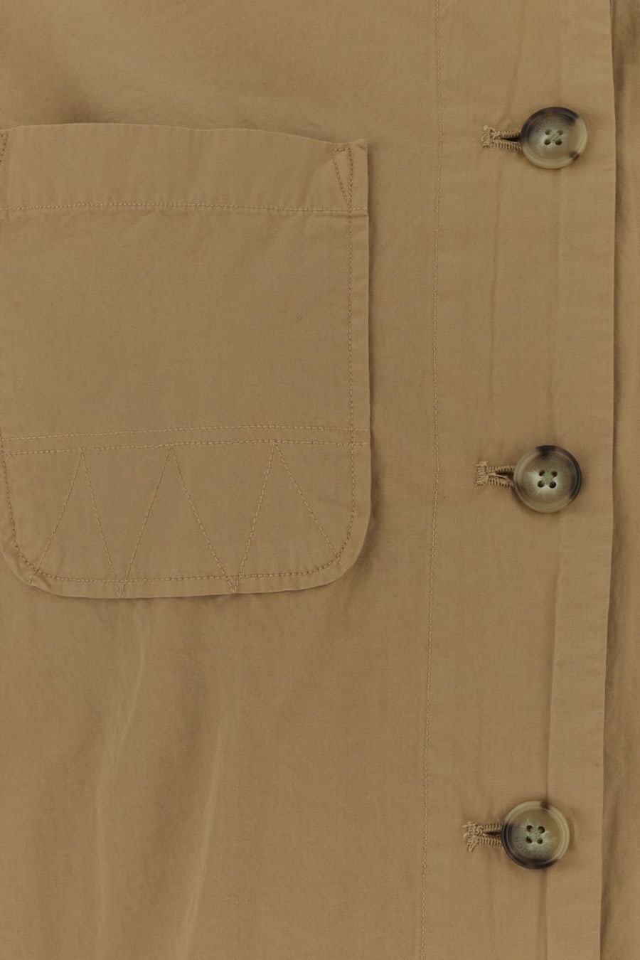 Woolrich Camicia in cotone cammello, view 3
