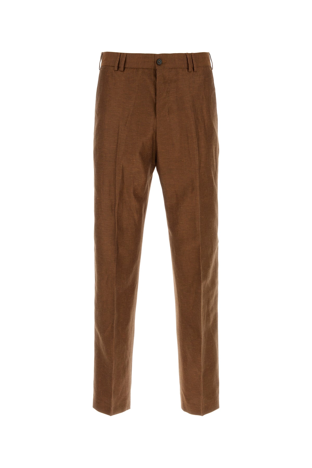 PT Torino Pantalone Michael in misto lana marrone