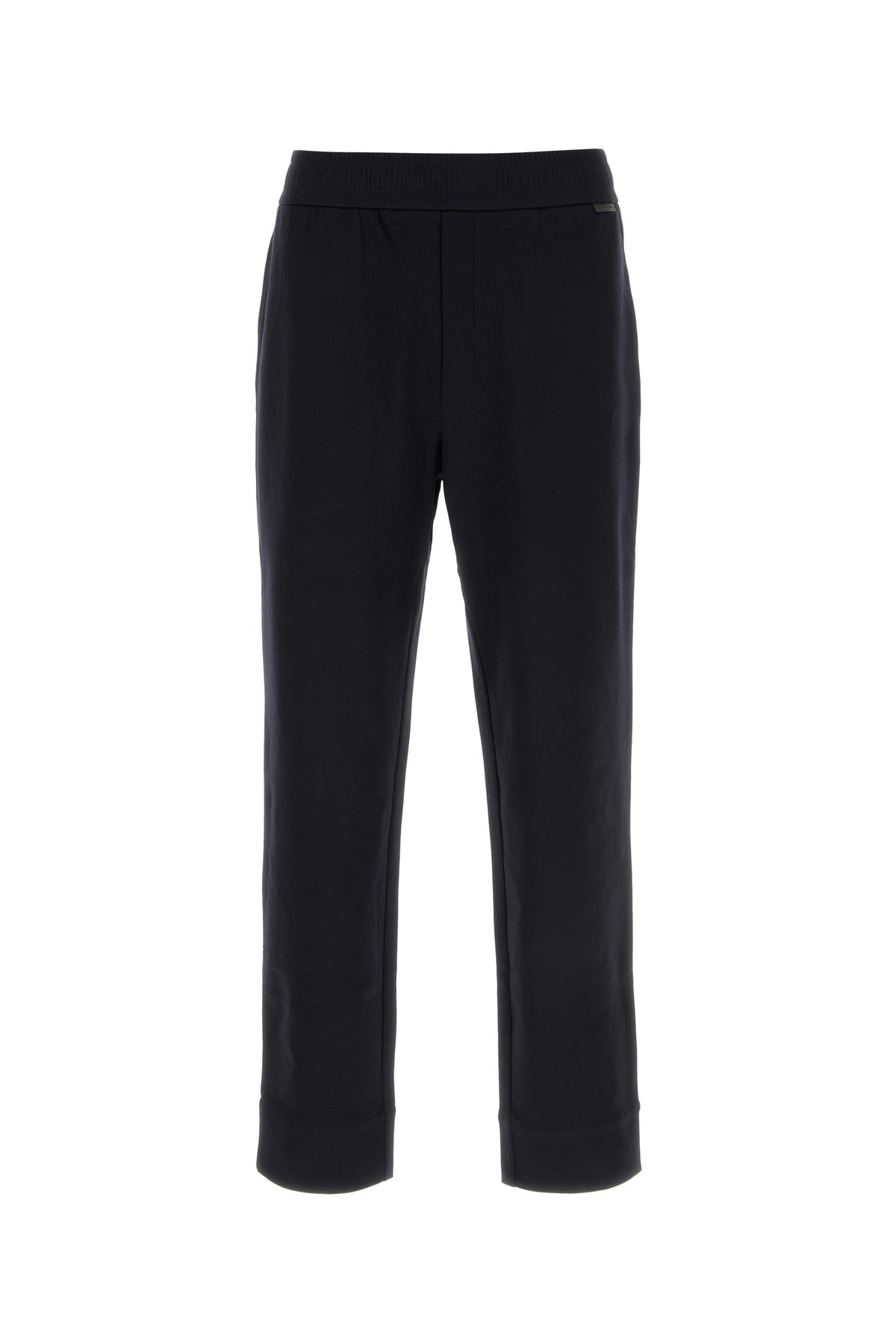 Moncler Pantalone jogging in misto cotone blu notte