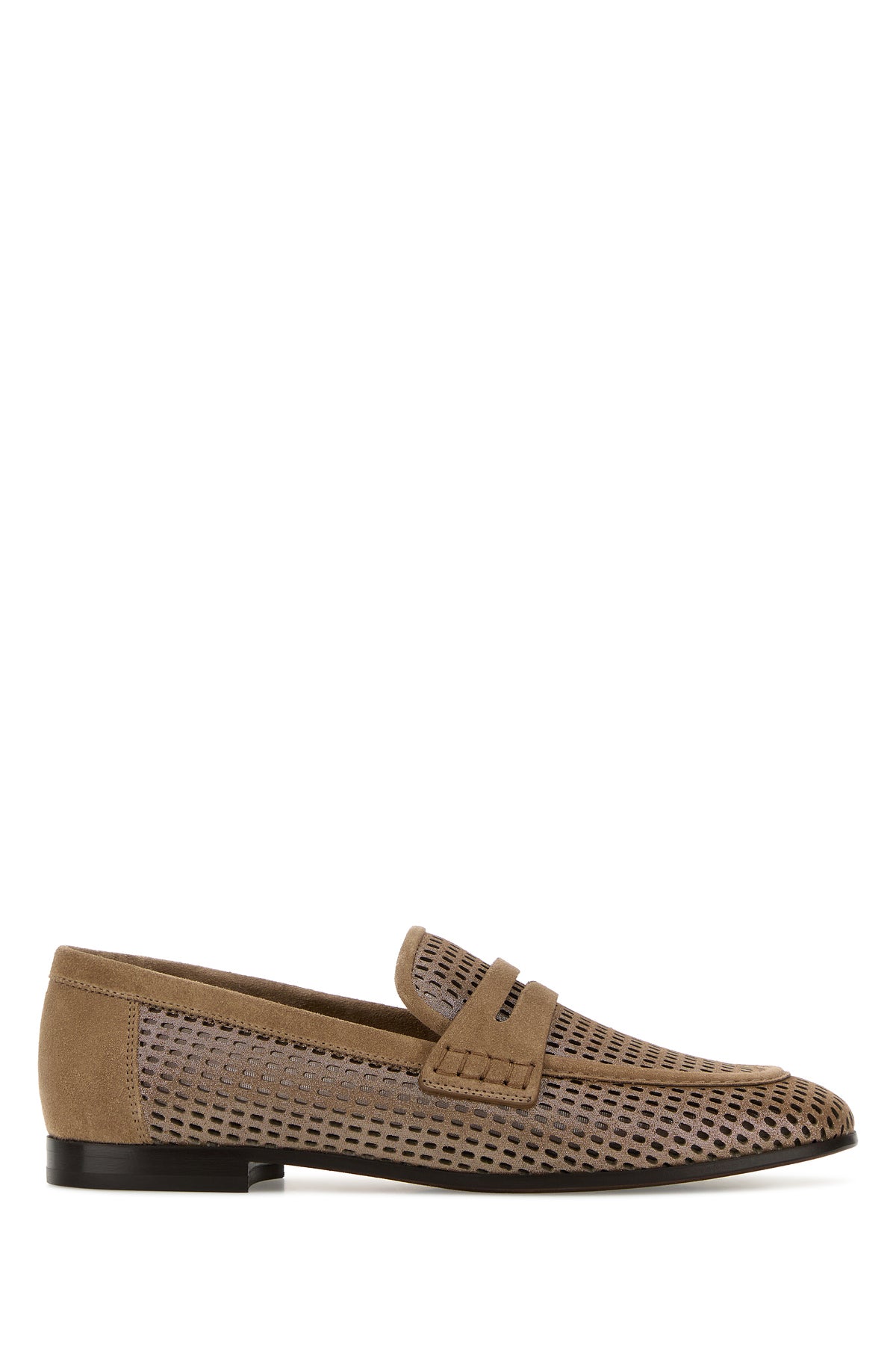 Brunello Cucinelli Mocassini in pelle biscotto
