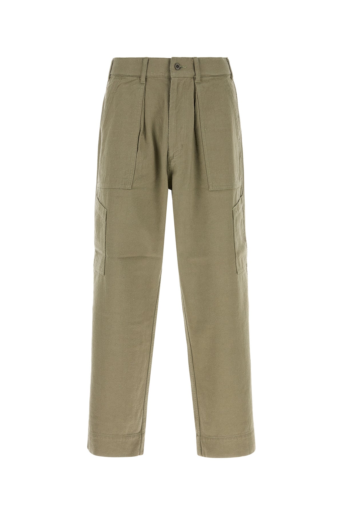NANAMICA Pantalone in twill verde salvia