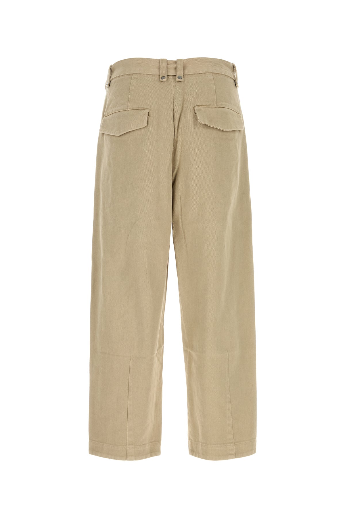 Entire Studios Pantalone Gully in cotone beige, view 2