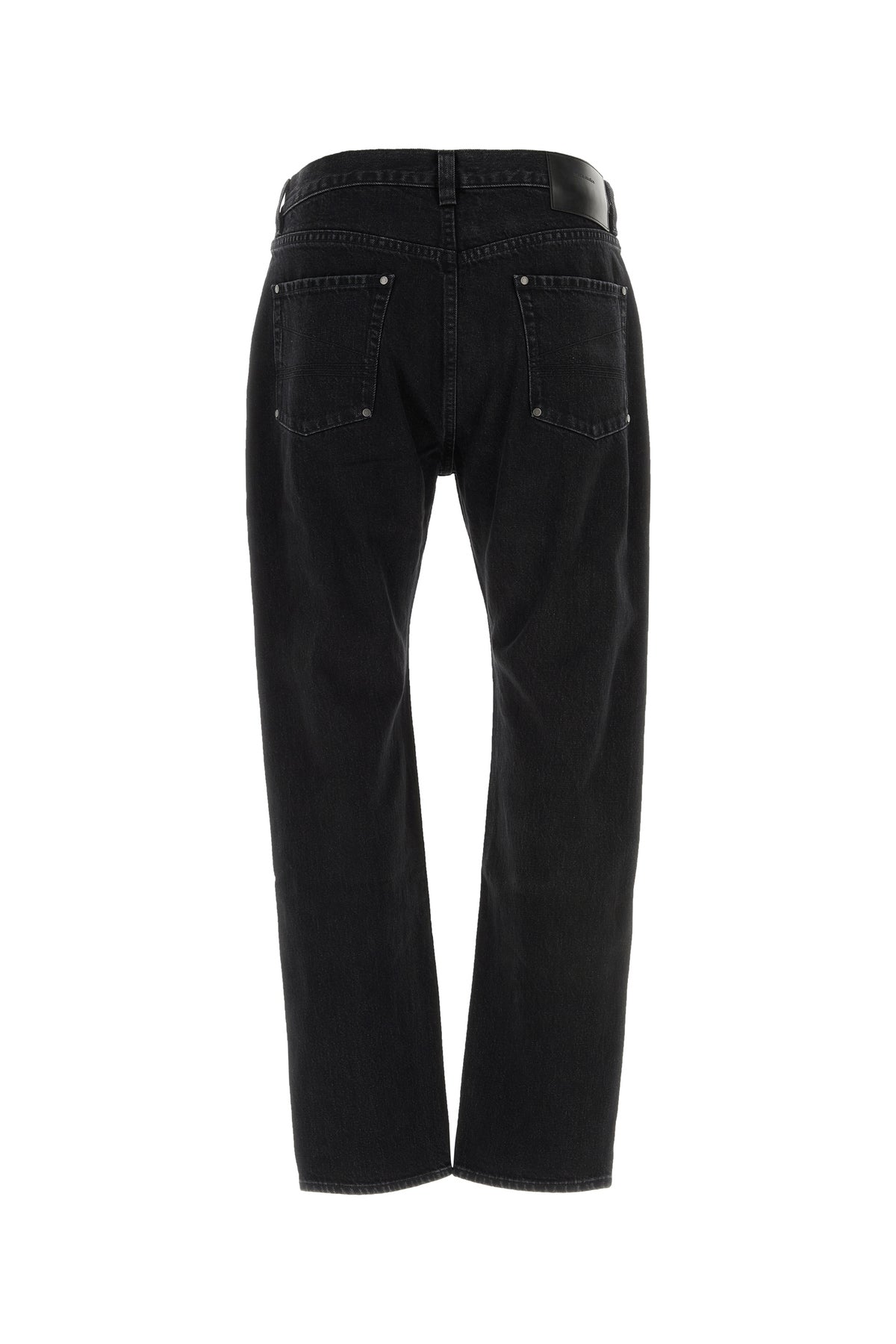 Entire Studios Jeans Slem in denim nero, view 2