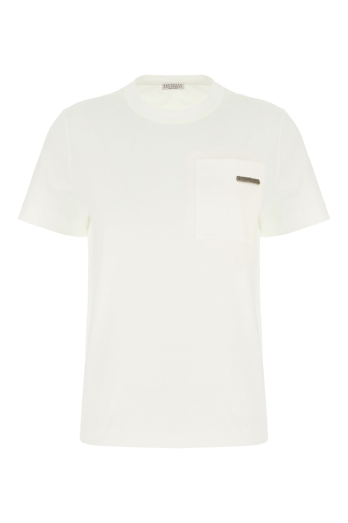 Brunello Cucinelli T-shirt in cotone bianco