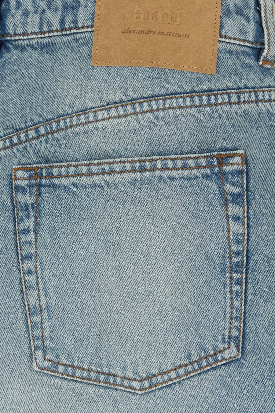 AMI Bermuda in denim, view 3