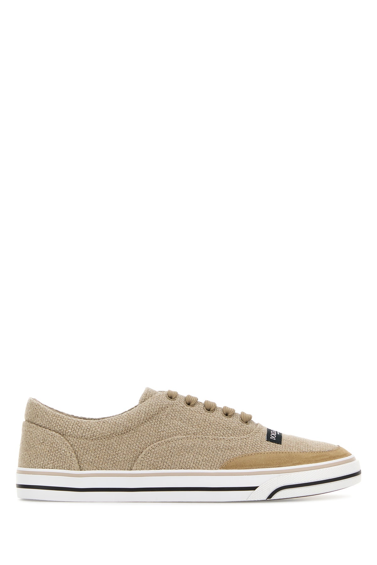 Dolce & Gabbana Sneakers DG Sailing in tela biscotto